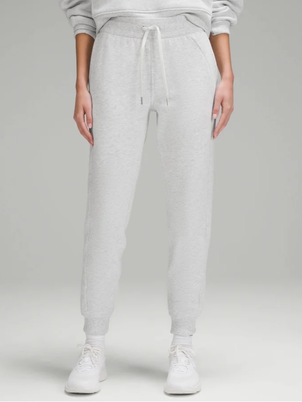 lululemon athletica Light Gray Fleece Joggers
